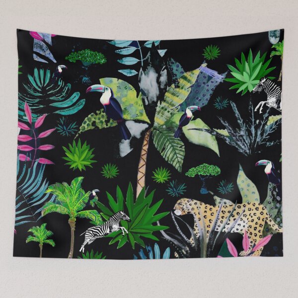 Item preview, Tropical Jungle Black  designed and sold by MarcSabuncu.