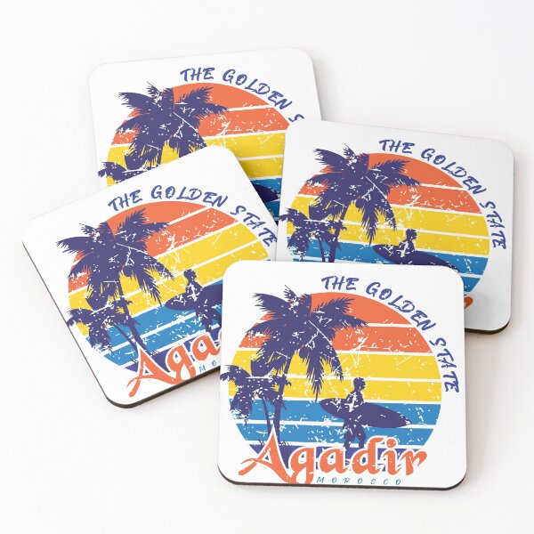 Item preview, Agadir Moroccan city of surfing - original design  designed and sold by creativeMOW.
