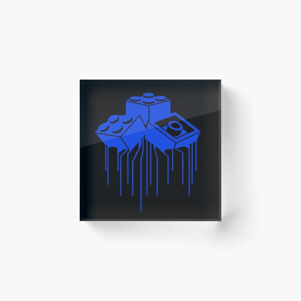 Item preview, Brick Bleed Blue designed and sold by Christopher Rapczynski.