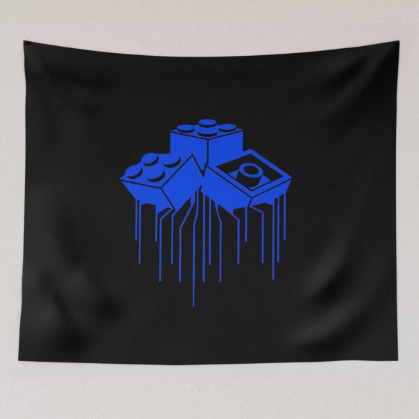 Item preview, Brick Bleed Blue designed and sold by Christopher Rapczynski.