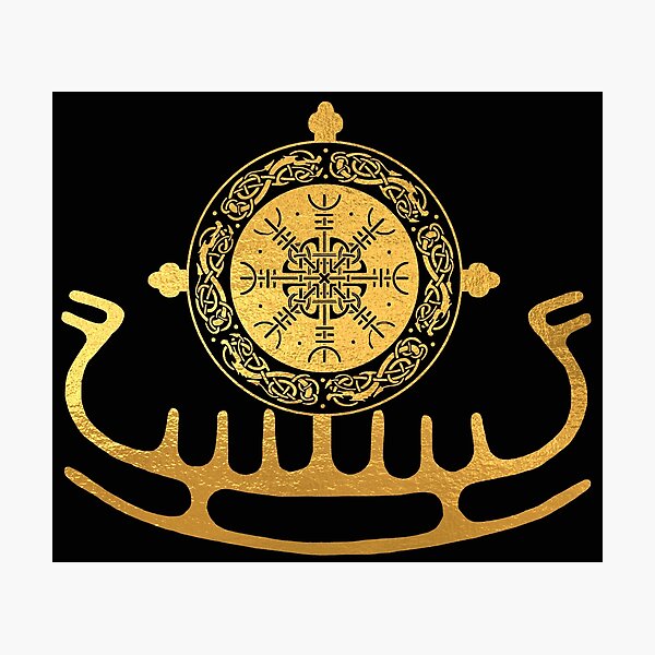 Item preview, Aegishjalmur; Helm of Awe; Viking; designed and sold by StickerApe.