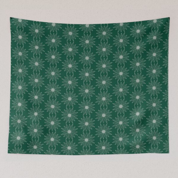 Item preview, Minimal Flower 11 in Emerald designed and sold by MinimalStudio.