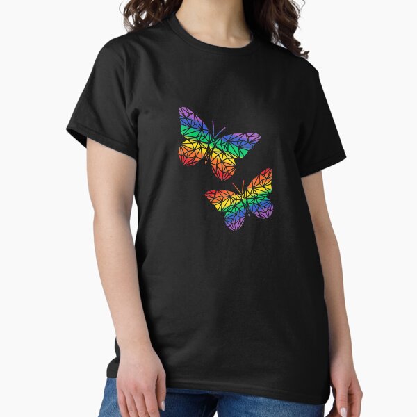 Artikel-Vorschau von LGBT Gay Pride Schmetterling Regenbogen Flagge Frauen Männer Geschenk, designt und verkauft von PopCo.