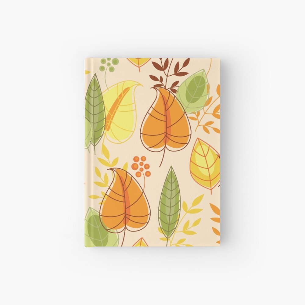 "Orange whole pattern" Hardcover Journal for Sale by MegDeRoyale