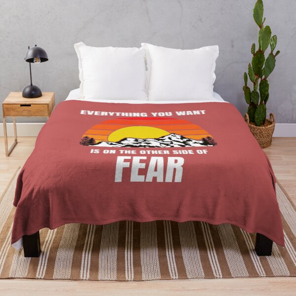 Item preview, Retro Everything you want is on the other side of fear designed and sold by Lijo Jose.