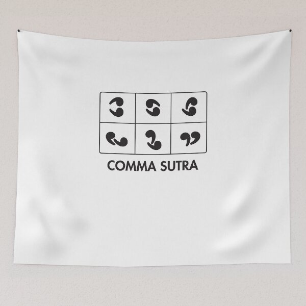 Item preview, Comma Sutra designed and sold by VicFreedomind.