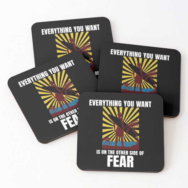 Item preview, Retro Everything you want is on the other side of fear designed and sold by Lijo Jose.
