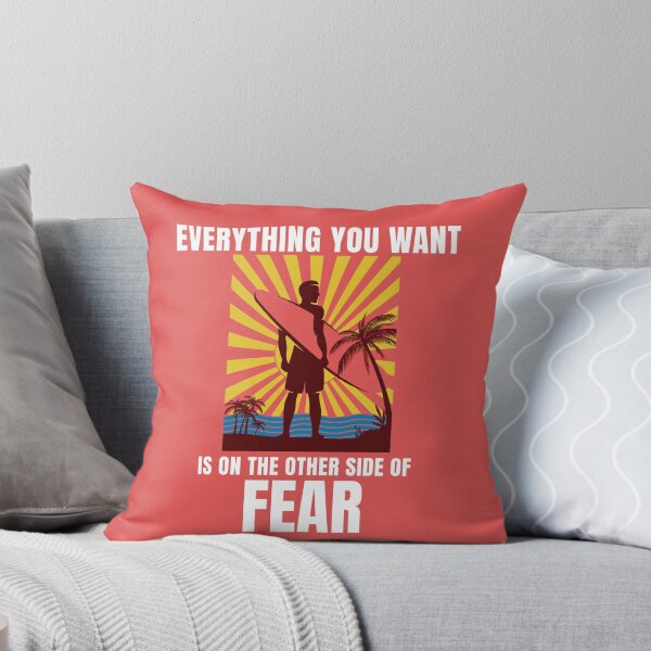 Item preview, Retro Everything you want is on the other side of fear designed and sold by Lijo Jose.