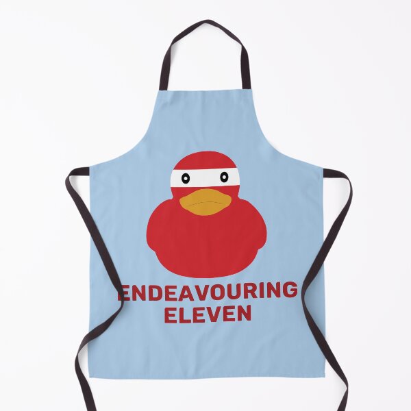 Item preview, Endeavouring Eleven red and white duck - original Stoke-on-Trent gift design designed and sold by StokeTees.