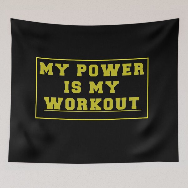 Item preview, My Power Is My Workout designed and sold by dacdibac.