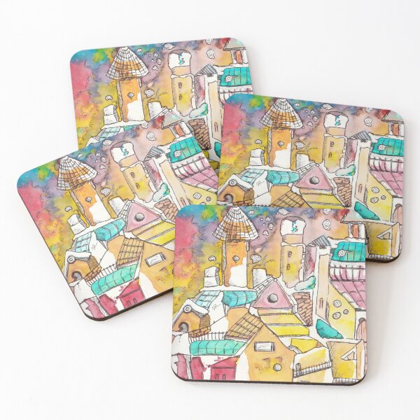 Item preview, Colourful Fantasy Town designed and sold by Kyleacharisse.