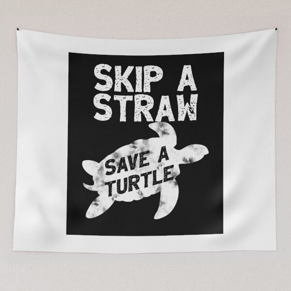 Item preview, Turtle environmental protection plastic saying designed and sold by Imutobi.