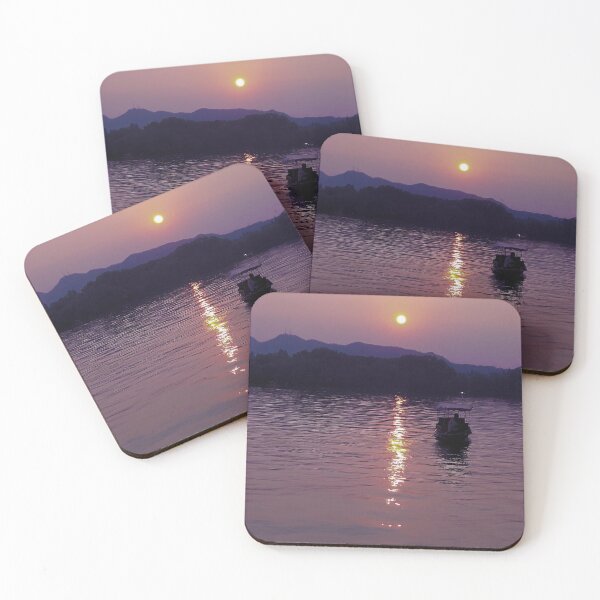 Item preview, Purple Sun Setting Over West Lake - Hangzhou, China designed and sold by passportpaige.