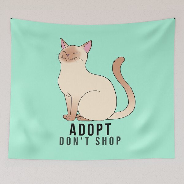 Item preview, Adopt Don't Shop! designed and sold by GryphDesigns.