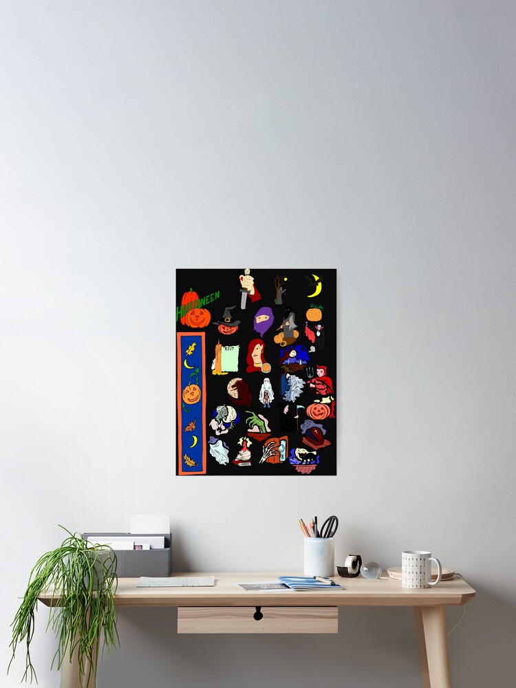 Thumbnail 1 of 3, Poster, Halloween is here Boo Boo ! designed and sold by JeanJohnJohn.
