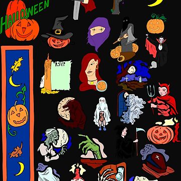 Artwork thumbnail, Halloween is here Boo Boo ! by JeanJohnJohn