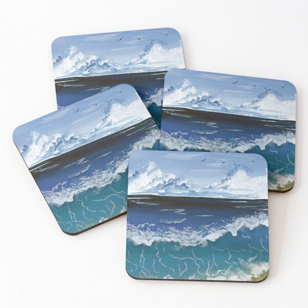 Artikelvorschau, Blue Beach Gouache entworfen und verkauft von fitkamgummy.