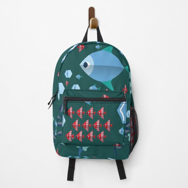 Item preview, modern cute fish pattern designed and sold by vidyaroul.