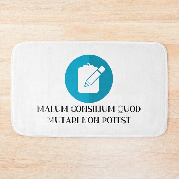 Item preview, Malum Consilium Quod Mutari Non Potest designed and sold by StillInBeta.