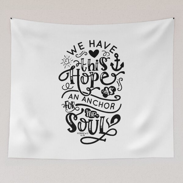 Item preview, We Have This Hope As An Anchor Fo The Soul designed and sold by CatsCrew.