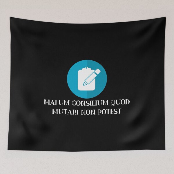 Item preview, Malum Consilium Quod Mutari Non Potest designed and sold by StillInBeta.