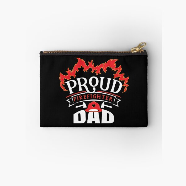 Item preview, Proud Firefighter Dad Appreciation Family Member Gift print designed and sold by Grabitees.