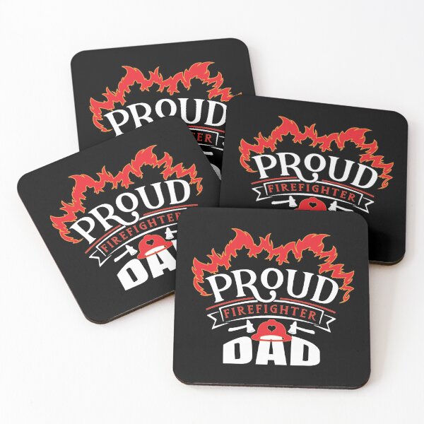 Item preview, Proud Firefighter Dad Appreciation Family Member Gift print designed and sold by Grabitees.