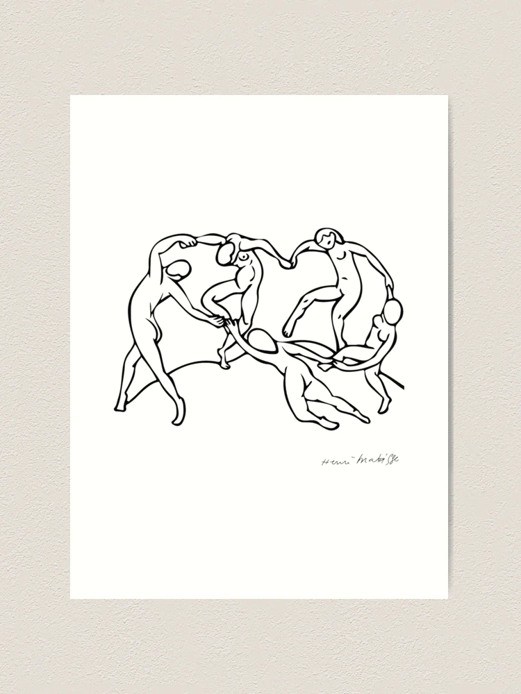 Henri Matisse The Dance and Music Line Artwork Hermitage T