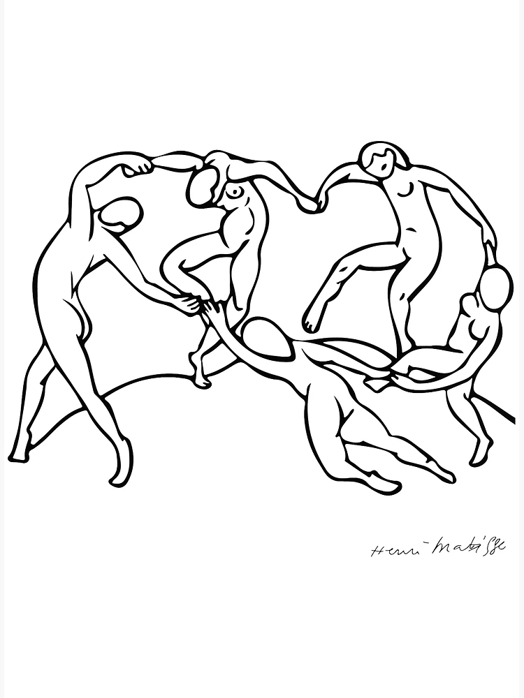 Henri Matisse The Dance and Music Line Artwork Hermitage T