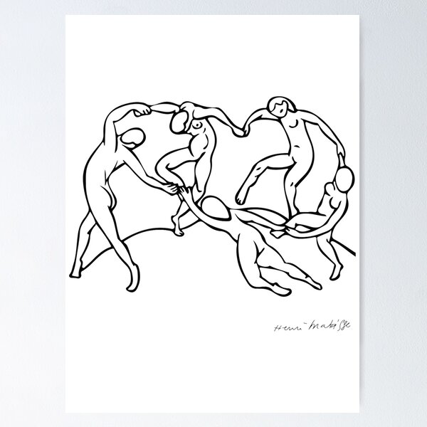 Henri Matisse The Dance and Music Line Artwork Hermitage T-SHIRT
