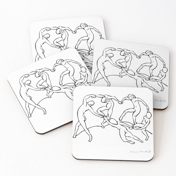 Item preview, Henri Matisse The Dance and Music Line Artwork Hermitage T-SHIRT designed and sold by Joseph Narob.