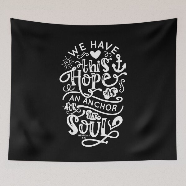 Item preview, We Have This Hope As An Anchor Fo The Soul designed and sold by CatsCrew.