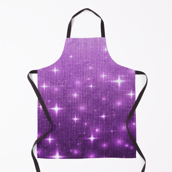 Item preview, Sparkly Stars and Glitter Effect Fluorescent Purple pattern designed and sold by WOW TeesAndThings.