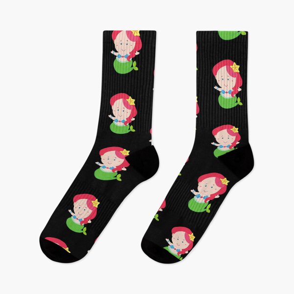 Item preview, Mermaid Red Hair Cartoon  designed and sold by Thatdisneylife.