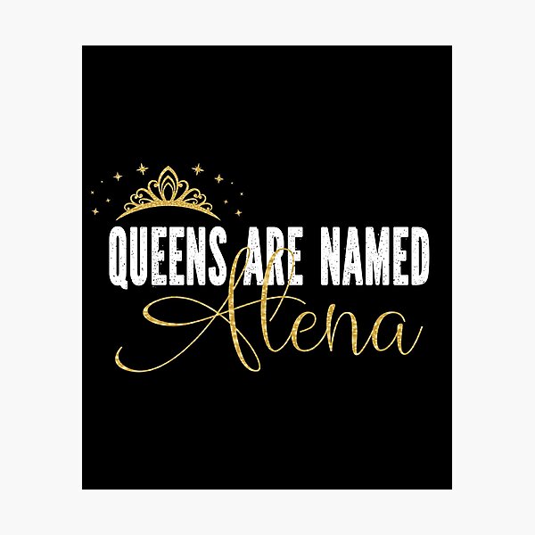 Item preview, Queens Are Named Alena Personalized First Name Girl design designed and sold by Grabitees.