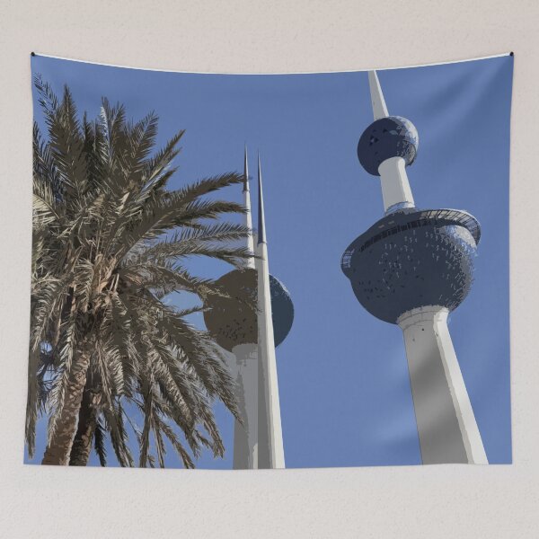 Item preview, Iconic Landmark Towers in Kuwait City designed and sold by ShopieHome.