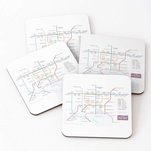 Item preview, Ipswich Pub Map designed and sold by Ian Pointer.