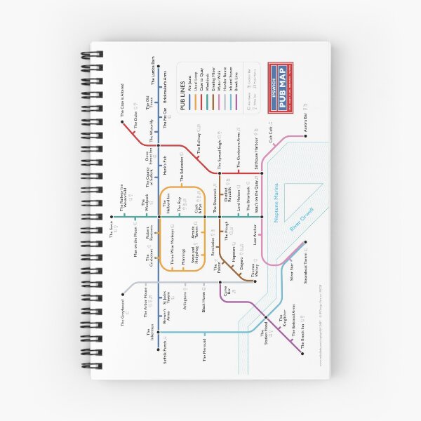 Item preview, Ipswich Pub Map designed and sold by Ian Pointer.