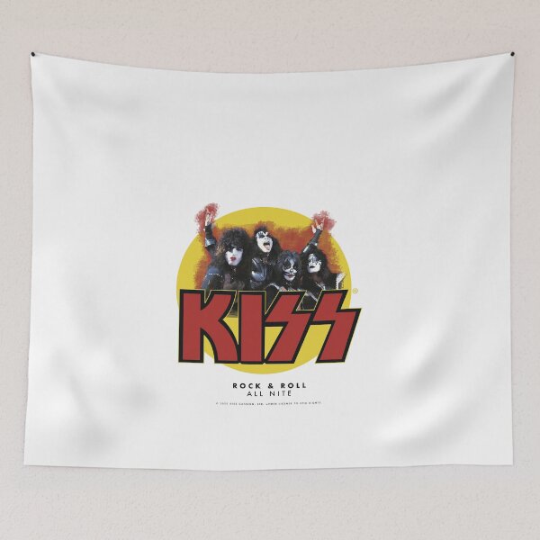Item preview, KISS - KISS BAND - ROCK & ROLL AL NITE - ILLUSTRATION - MINIMALIST  designed and sold by Tropical Blood.