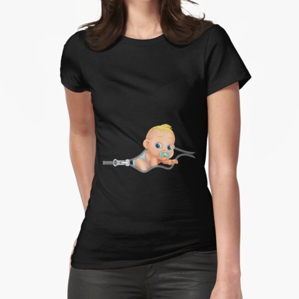 Baby peeking store out t shirt