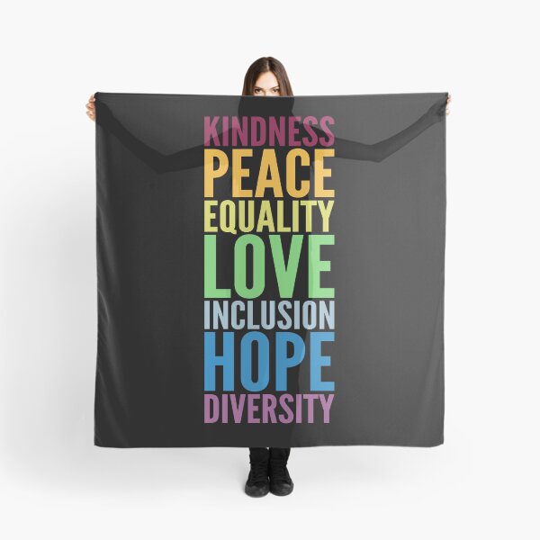 Item preview, kindness peace equality love inclusion hope diversity designed and sold by T-DESIGNEDZ.