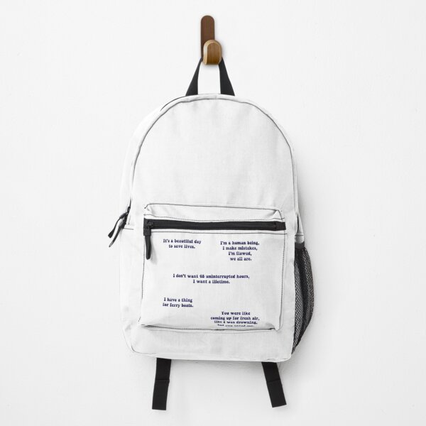 Item preview, Derek Shepherd's Ferry boat scrub text- in blue designed and sold by anins-azuree.