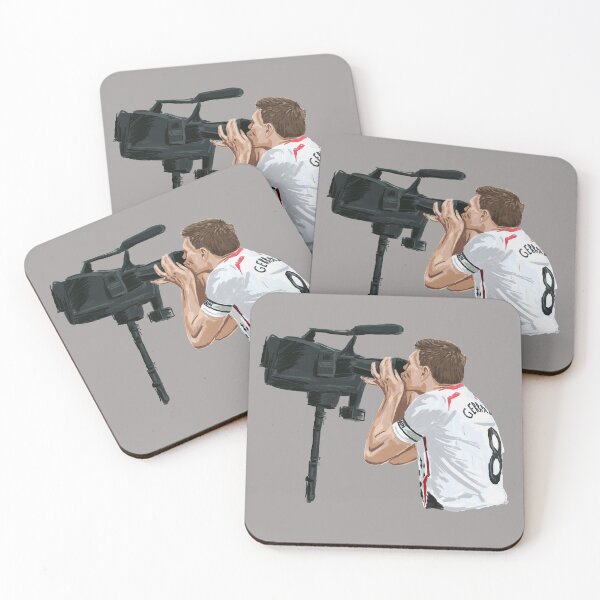 Item preview, Liverpool Steven Gerrard camera kiss artwork designed and sold by thebcarts.