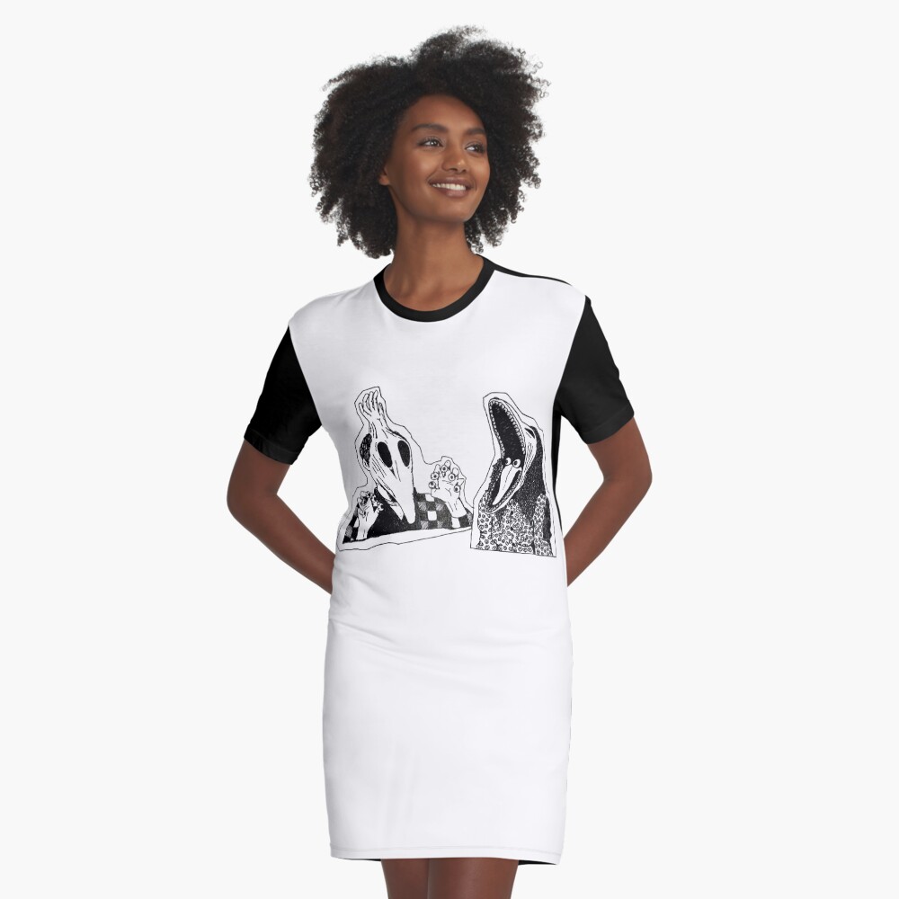 Item preview, Graphic T-Shirt Dress designed and sold by blueversion.