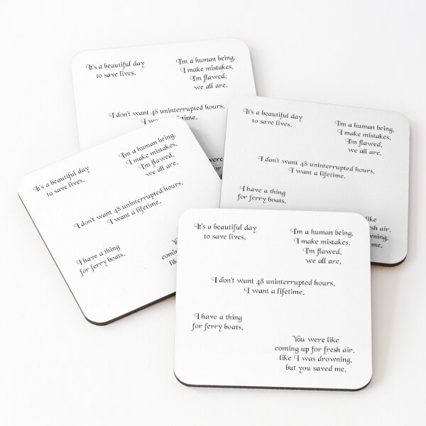 Item preview, Derek Shepherd's Ferry boat scrub text- in black designed and sold by anins-azuree.