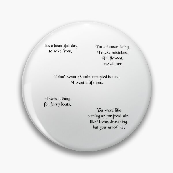 Item preview, Derek Shepherd's Ferry boat scrub text- in black designed and sold by anins-azuree.