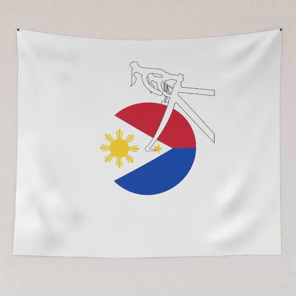 Item preview, Road Bicycle Filipino Flag designed and sold by RabeDesigns.