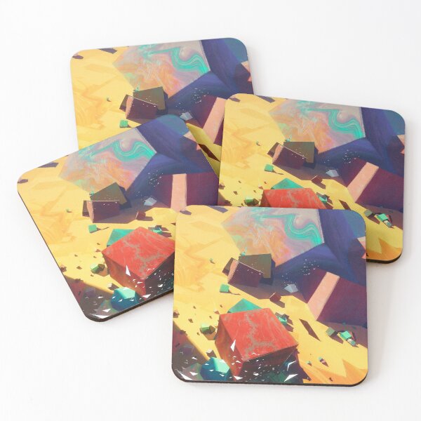 Item preview, Minimalistic Cubic Landscape designed and sold by Bowowwow.