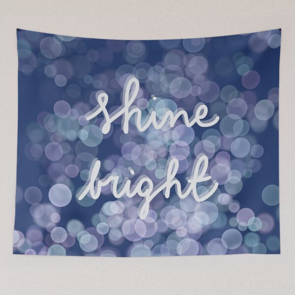 Item preview, Shine Bright Blue Background with Sparkles designed and sold by itsAda23.