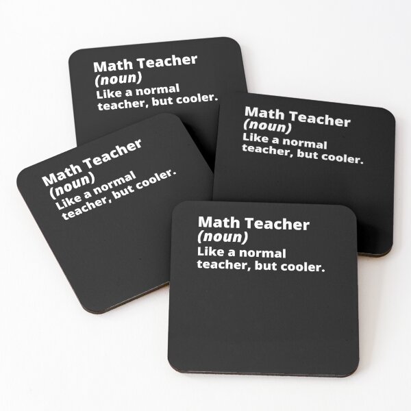 Item preview, Math Teacher Like Normal Teacher But Cooler designed and sold by BigBoyShop.
